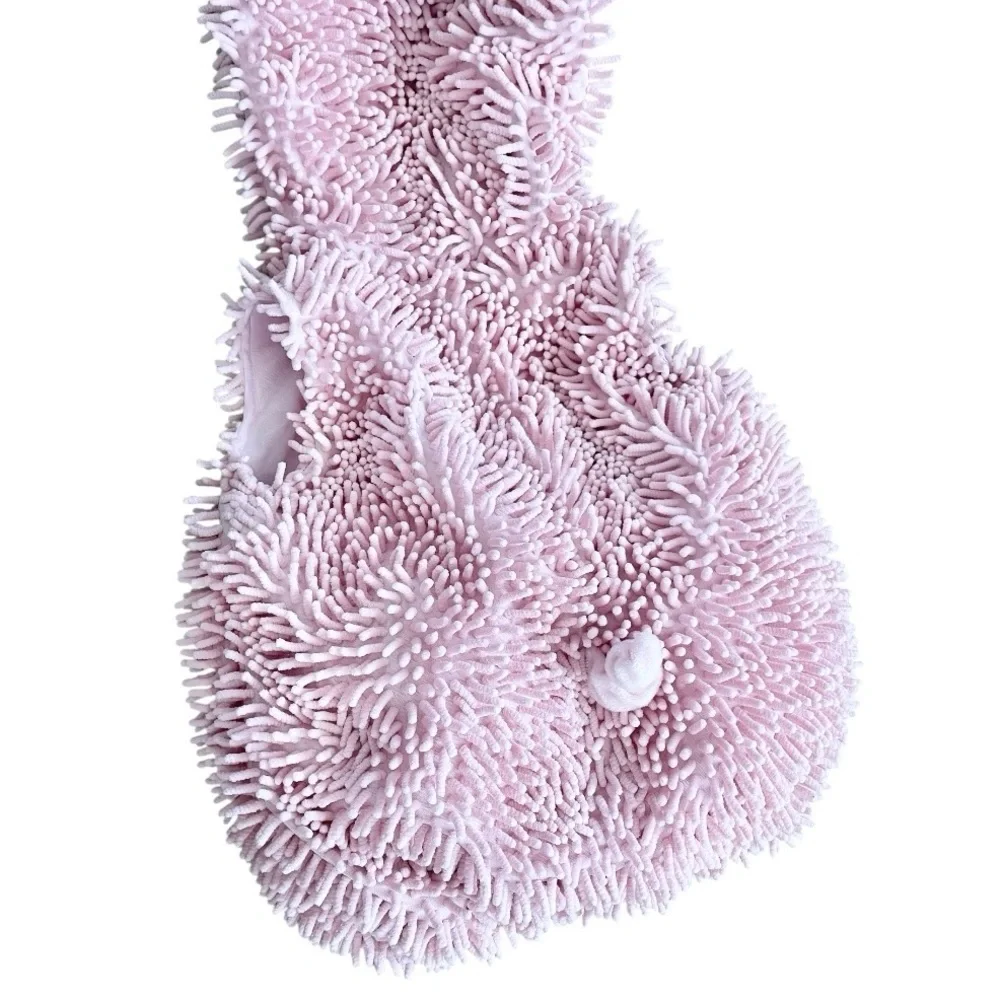 Chenille Soft Squiggly Pig Piglet Costume 18 Month Toddler Baby Bubble Pink Cozy
